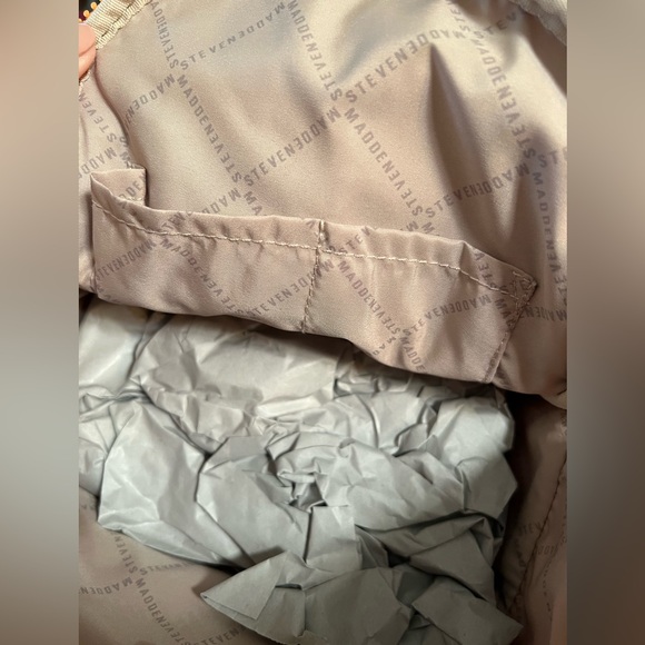 Steve Madden NWT Fun for Halloween? SM Logo Mango / Orange Backpack Bag (P051) - Picture 9 of 10